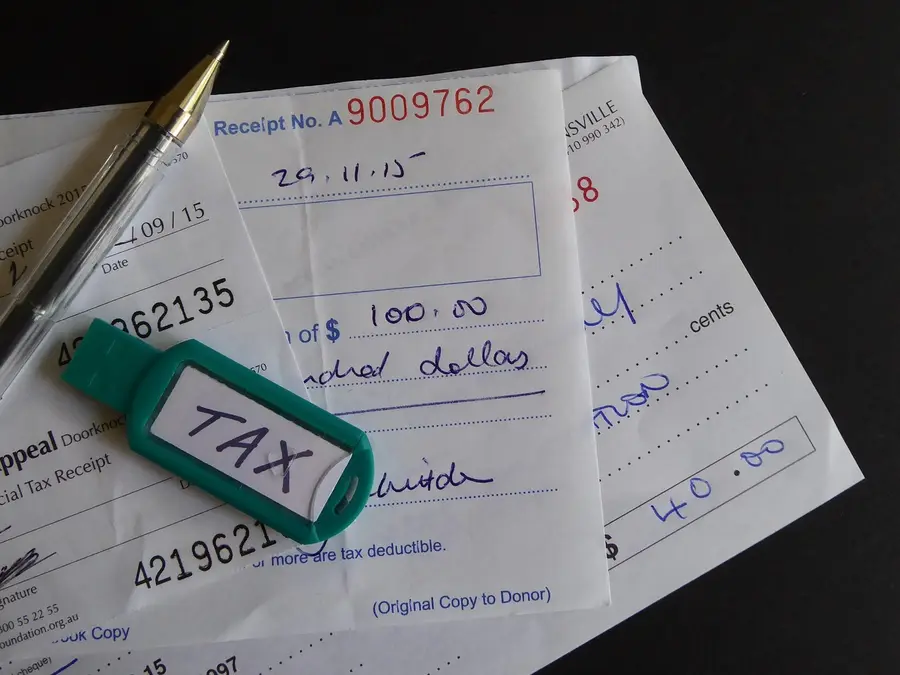 tax documents finance