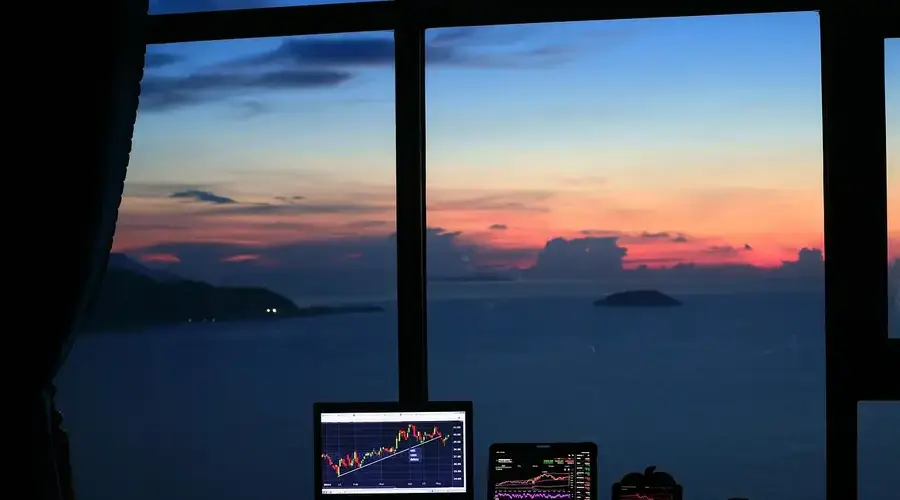 stock market chart