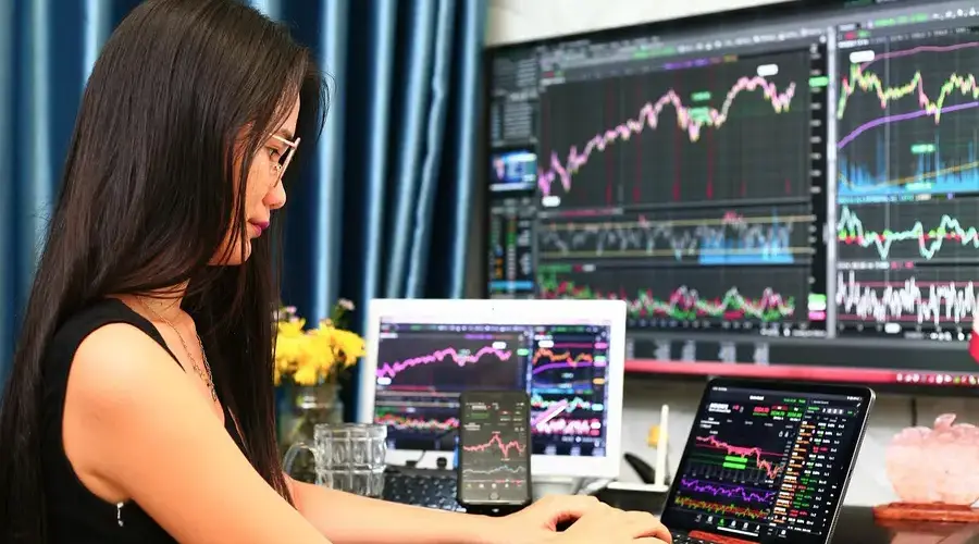 stock market chart