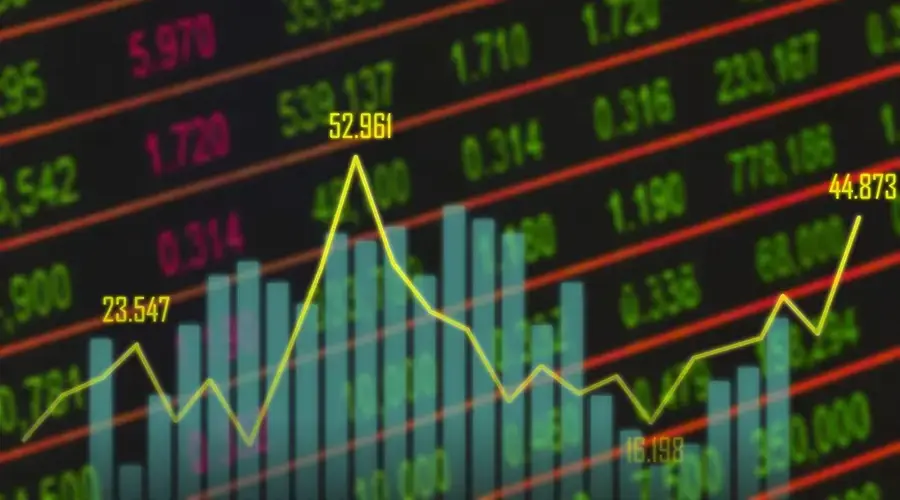 stock market chart