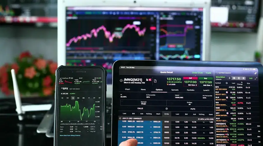 stock market chart
