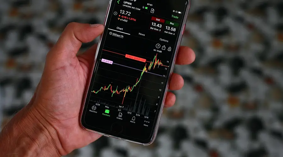 stock market chart trading screen Key Reversal Bar needs trend