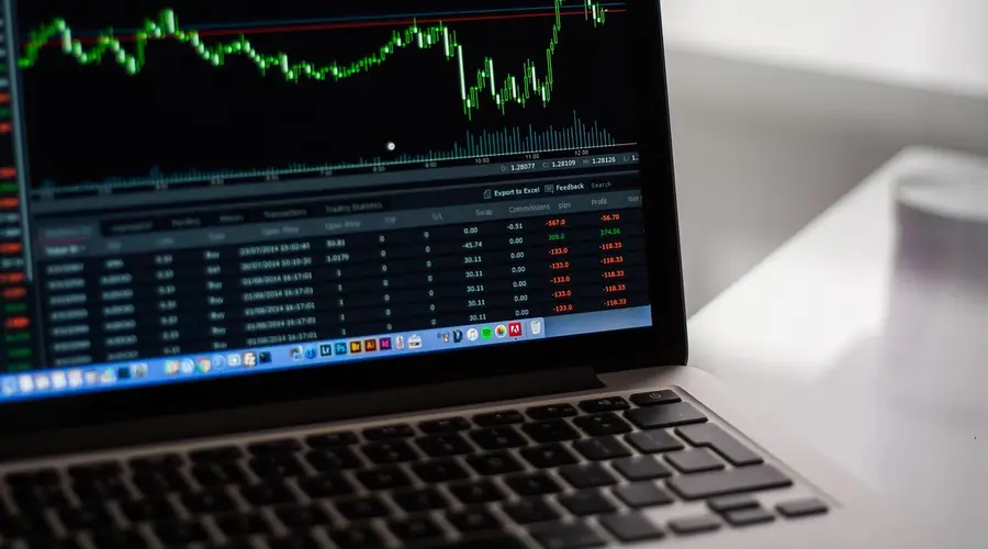 stock market chart trading screen Narrow Range 7 nr7 forms