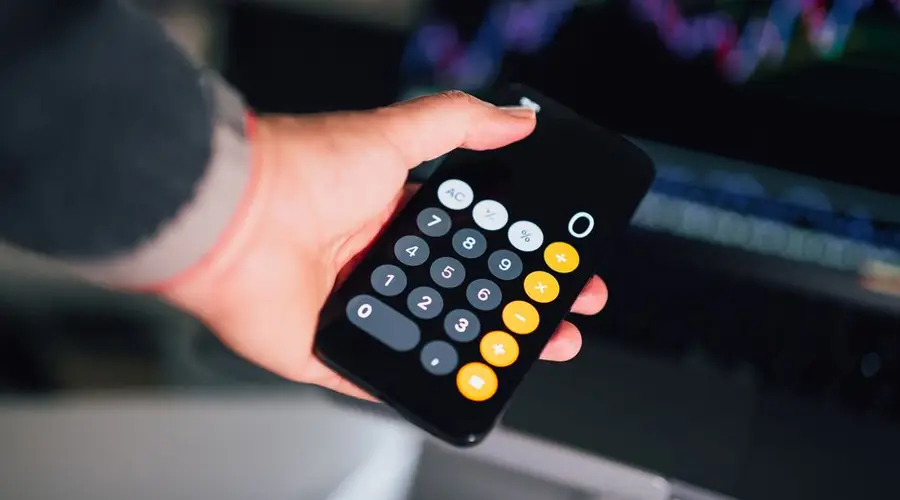 Modern workspace showcasing financial analysis with digital charts and reports.
